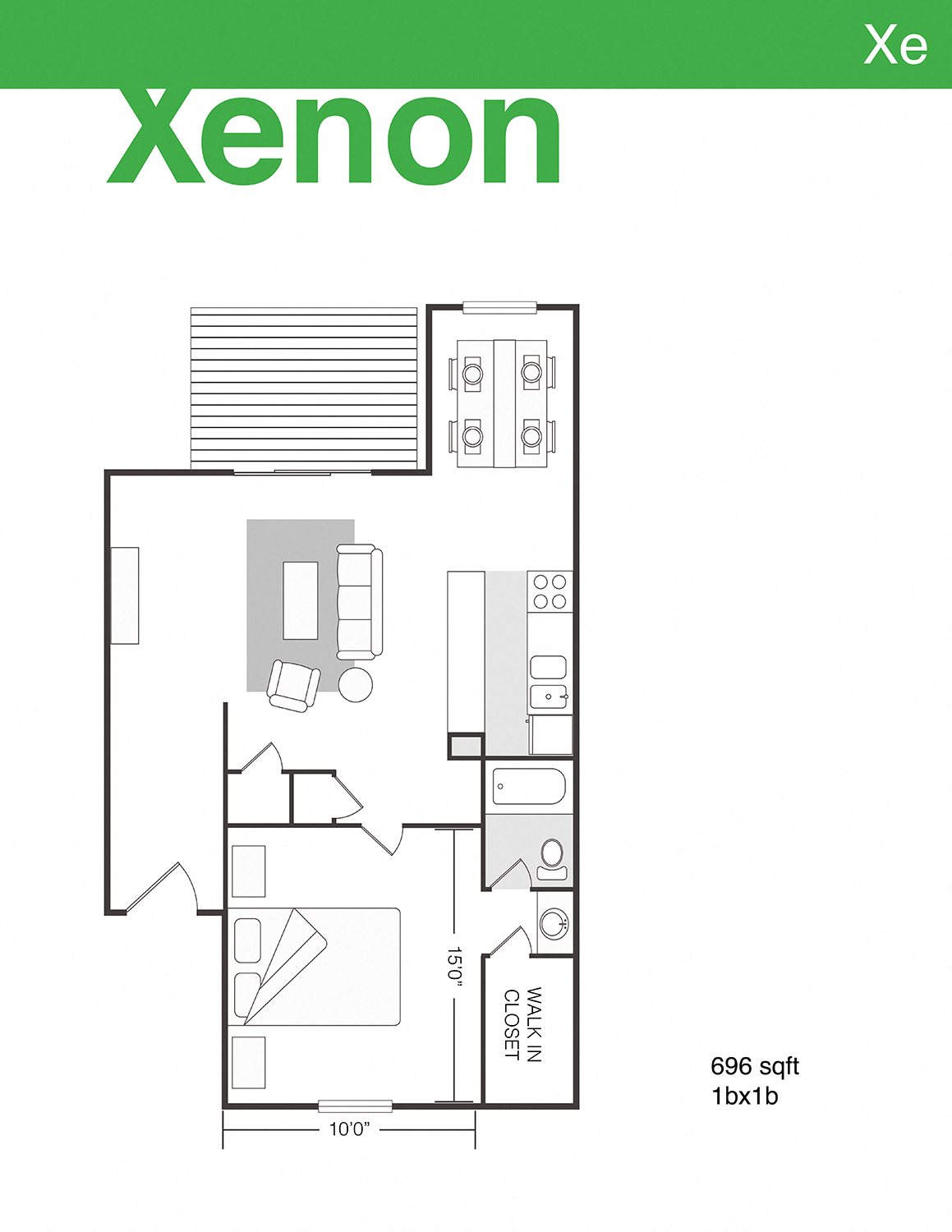 Floor Plans of The Element Austin in Austin, TX